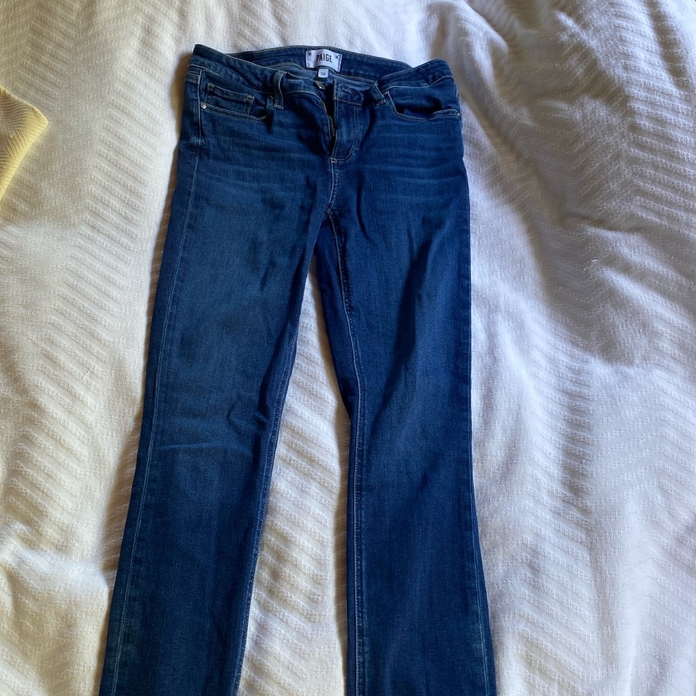Paige Jeans Size 28 Dark Blue